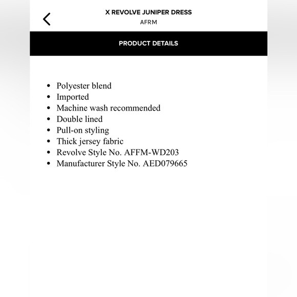 AFRM X REVOLVE Juniper Dress - Picture 4 of 5